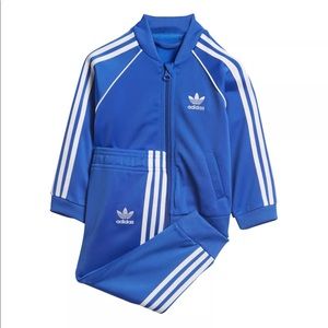 NWT adidas infant SST track suit original 18M blue